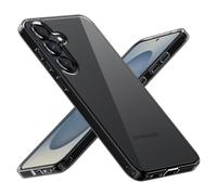 MobNano Transparente Funda para Samsung Galaxy S25 Plus, Antigolpes Clear Bumper Case, Anti-Amarillo Carcasa, TPU Clara Silicona Carcasa Anti-Arañazos Caso Capa para Samsung Galaxy S25 Plus - Negro