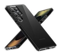 MobNano Transparente Funda para Samsung Galaxy S25 Ultra, Antigolpes Clear Bumper Case, Anti-Amarillo Carcasa, TPU Clara Silicona Carcasa Anti-Arañazos Caso Capa para Samsung Galaxy S25 Ultra - Negro