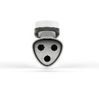 MOBOTIX M73 BODY WITH RJ45 CONNECTOR BOX (WHITE) (P/N:MX-M73A-RJ45)