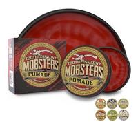 Mobsters Pomade para el pelo de base acuosa, fijación fuerte, acabado mate, cera para el pelo deluxe, uso en peluquerías, lata grande de 150 g edición especial