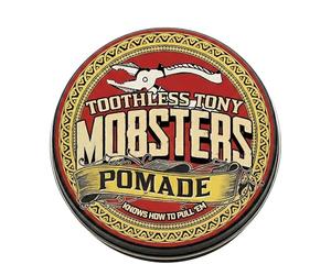 Mobsters Pomade para el pelo de base acuosa, fijación fuerte, acabado mate, cera para el pelo deluxe, uso en peluquerías, lata grande de 150 g edición especial