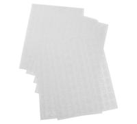 MOBUTOFU 10 Hojas Números Adhesivos Blancos para Puertas y Buzones, Etiquetas Autoadhesivas Impermeables de Papel, Fáciles de Leer y Resistentes para Uso Exterior y Organización