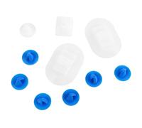 MOBUTOFU 10 Piezas Clips para Faldón de Coche, Clips de Retención del Panel Moldura Puerta, Plástico, para Paneles de Puerta y Faldones Laterales de Automóvil, Instalación Fácil