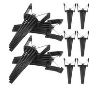 MOBUTOFU 10 Piezas Pinzas para Volumen al Cabello Diseño de Alta en Forma de 8, Clip de Raíz Preciso sin Dejar Rastro, Accesorio Negro para Uso Diario y Viaje