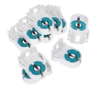 MOBUTOFU 10 Portalámparas para Tubo LED T8 de Abs Alta nergética y Compatibilidad Versátil, Soporte Adecuado para Iluminación en Fábricas y Aulas