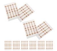 MOBUTOFU 10 Tiras Elásticas Moldeadoras Ala Nariz Tela Elástica, Corrector de Nariz Portátil para Uso Prolongado, Pack de 10 Unidades