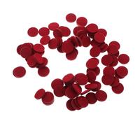 MOBUTOFU 100 Almohadillas de Algodón para Difusores de Aroma, Redondas, Núcleo de Fibra, Recambio para Ambientadores de Coche y Collares, Uso en Oficina y Hogar
