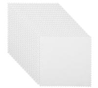 MOBUTOFU 100 Paños de Limpieza para Joyas de Gamuza de Color Claro, Fáciles de Mantener Pulir, Ideales para Limpiar y Cuidar Accesorios Delicados