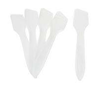 MOBUTOFU 100piezas Espátulas Desechables para Maquillaje Unidades Punta Mate para Mascarilla Facial Mezcla y Muestreo Herramienta Plástica para Aplicación Limpia de Cremas y Cosméticos