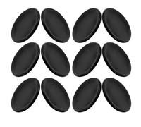 MOBUTOFU 12 Fundas de Silicona para Estetoscopio Negro Antideslizantes Que Reducen Molestias para Enfermeros y Médicos Repuestos y Accesorios Profesionales
