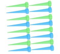 MOBUTOFU 16 Piezas Auto-riego para Macetas Sistema de Goteo Manual Regador Automático para Plantas de Interior y Exterior sin Botella Azules Verdes