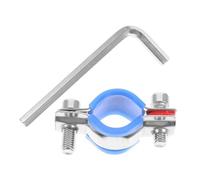 MOBUTOFU 1juego Fijador De Silla De Oficina Herramienta para Evitar Hundimiento Abrazadera De Inoxidable Fácil Instalación Compatible con Sillas De φ Incluye Almohadilla y Llave