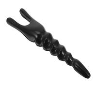 MOBUTOFU 1pieza Herramienta de Masaje y Cuerno de Búfalo Negro Pluma de Acupuntura Multifuncional para Pies Cuello y Espalda Cuidado Spa para Hombres y Mujeres