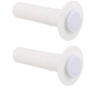 MOBUTOFU 2 Juegos Tapón de Drenaje 8.5x4.5x4.5 Cm Blanco para Congelador sin Rosca de Plástico Diseño de Encaje Fácil Instalación para Refrigerador y Congelador Arcón