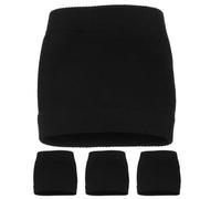 MOBUTOFU 2 Pares Calcetines de Reducen Pie Son en Fatiga y Limpiar Negro del Fáciles Aplicables para Poliéster Ideales Lisos Zapatos Baile para Suelos Ballet