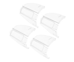 MOBUTOFU 2 Pares Protector y Bordes Flexibles Gruesos Gafas Lateral para Seguridad Estructura Metálica Resistente Diseñado para Evitar Aflojamiento y Ampliar Cobertura, Adecuado para