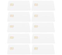 MOBUTOFU 20piezas Tarjetas Ic de Contacto con Chip Memoria para Control de Acceso Pvc Duradero Compatible con Sistemas de Seguridad para Copia y Respaldo