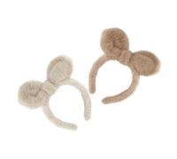 MOBUTOFU 2piezas Diademas Decorativas De Conejo De Peluche Vestido Compacto y Reutilizable