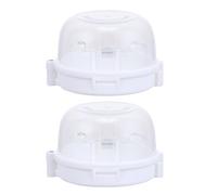 MOBUTOFU 2piezas Protector para Interruptores de Cocina Transparente Cubierta de Seguridad Infantil para Horno y Encimera para Prevenir Accidentes Gas