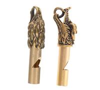 MOBUTOFU 2piezas Silbato De Decorativo Silbato De Emergencia Colgante Creativo Camping Para Exteriores