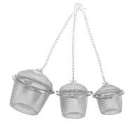 MOBUTOFU 3 Piezas Cesta Acción Ultrasónica y Vapor de Acero Inoxidable de Limpieza Ultrasónica para Anillos y Relojes Adecuado para Cuidado Profesional de Joyas