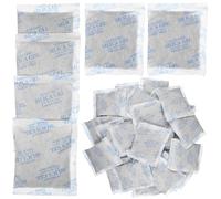 MOBUTOFU 30 Piezas Paquetes Desecantes de Gel de Sílice, Absorbentes de Humedad, Tejido No Tejido, 50g, para Electrónica y Alimentos, para Embalaje y Coches