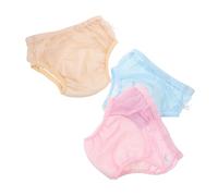 MOBUTOFU 3piezas Ropa Interior De Pañales Reutilizables De Algodón Calzoncillos Entrenamiento Niñas Transpirables y Lavables Para Aprendizaje Sanitario