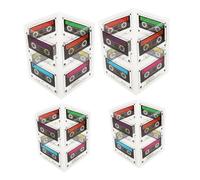 MOBUTOFU 4 Cajas De Dulces Forma De Casete Para Decoración De 80s Centros De Mesa Musicales