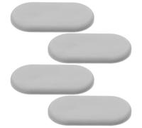 MOBUTOFU 4 Piezas Amortiguadores para Asientos de Inodoro, Repuestos | Reducción de Ruido, Protección contra Rayones, Instalación Fácil, Compatibles Tapa Inodoro y Bidet
