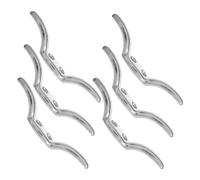 MOBUTOFU 6 Abrazaderas Metálicas para Persianas de Ventana, Gancho de Cuerda para Cortinas 6 Piezas, Soportes de Seguridad para Cordones, Accesorios para Enrollar Persianas en Hogar