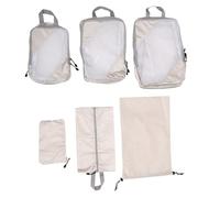 MOBUTOFU 6 Piezas Cubos de Compresión para Equipaje Organizadores de Viaje Multifuncionales Set de Bolsas de Almacenaje para Ropa y Artículos de Aseo Organizador Resistente Manchas y