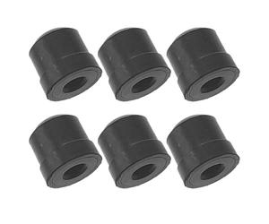 MOBUTOFU 6 Piezas de Parachoques de Trombón de Goma Negro para Protección Segura del Instrumento Ajuste Firme y Almohadillas Suaves para Varas de Trombón