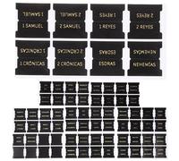 MOBUTOFU 80 Piezas Pestañas de Cuero Sintético Pu Negro, 80 Etiquetas para Estudio de Texto Sagrado Cobertura Integral, para Manualidades y Devocionales para Mujeres
