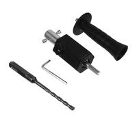 MOBUTOFU Adaptador de Taladro Eléctrico a Martillo Picador de Acero al Carbono y Plástico, Convertidor Resistente para Demolición en Ladrillo y Concreto, 1 Set Color Color Aleatorio