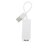 MOBUTOFU Adaptador Ethernet USB 2.0 Interfaz Rj-45 sin Necesidad de Controlador Material Abs, Velocidad 10/100mbps Adecuado para Computadoras y Portátiles