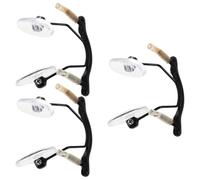 MOBUTOFU Almohadillas Nasales para Gafas sin Montura Diseño Ergonómico y Metal Acrílico, Soporte Nasal Cómodo y Duradero para Uso Diario en Casa, Paquete de 3 Piezas