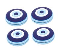 MOBUTOFU Antivibrador para Raqueta de Tenis Absorción de Impactos y Alivio de Fatiga 4 Piezas Amortiguador Redondo de Silicona para Entrenamiento y Uso Deportivo, Juniors y Adultos