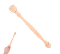 MOBUTOFU Balaustre de Madera Decorativo Beige para Pasamanos de Escalera, Diseño Pequeño de Puente, Adecuado para Manualidades y Reparación de Muebles en Espacios Exteriores