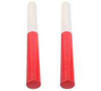 MOBUTOFU Bastón Deportivo de Abs para Relevos, 2 Piezas, Liviano y Resistente, Testigo para Pista y Campo, Adecuado para Juegos de Relevos, Clases de Educación Física y
