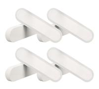 MOBUTOFU Bloques de Secado de Diatomeas 4 Unidades Blanco, Palos Absorbentes para Arroz y Alimentos, Material Natural para Almacenamiento y Deshumidificación en Cocina y Armarios