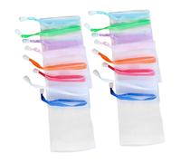 MOBUTOFU Bolsa de Jabón de Malla de Nylon para Espuma Rápida y Almacenamiento, 30 Piezas, Soporte Práctico para Jabón de Varios Colores en Limpieza Facial Color Aleatorio