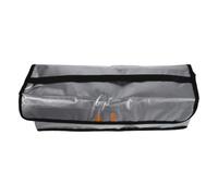 MOBUTOFU Bolsa Ignífuga para Batería de Litio con Asa, Almacenamiento Aislado y Materiales Multicapa Resistentes al Calor para Viaje y Desplazamientos, Color Plata PVC