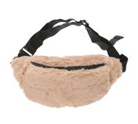 MOBUTOFU Bolso de Cintura de Felpa Colorido para Mujer, Otoño Invierno