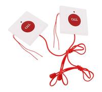 MOBUTOFU Botones de Emergencia Sos para Mayores 2 Unidades Interruptor de Protección para Evitar Alarmas Involuntarias Uso en Hogar y Cuidado de Ancianos