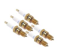 MOBUTOFU Bujías para Generador Eléctrico y Cortacésped, Accesorios para Tractor, 5 Piezas F7tc, Acero al Carbono, Compatibles Motor 4 Tiempos, Repuestos de Ignición para Equipos