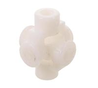 MOBUTOFU Cabezal de Cardán para Cama Médica Blanco de Nylon Silenciosa y Fluido para Entornos de Atención Sanitaria