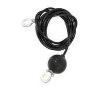 MOBUTOFU Cable de Acero PU Negro para Polea Alta, Repuesto Gimnasio Casa | Accesorio de Recambio para Máquinas de Cable, Uso en Jalón al Pecho, Entreno Doméstico