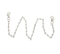 MOBUTOFU Cadena para Pantalones de Metal con Hebilla Accesorio Punk y Hip Hop para Jeans y Ropa Casual Estilo Moderno y Resistente para Personalizar Outfits