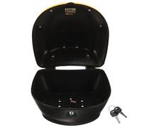 MOBUTOFU Caja Trasera de Motocicleta Universal pequeña para Almacenamiento, Maleta Trasera de plástico Amarillo, fácil de Usar y Segura para Bicicleta y Coche eléctrico