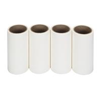 MOBUTOFU Cinta Adhesiva Desgarrable Papel Adhesivo Blanco 10cm 10 Unidades 60 Hojas para Rodillo Quitapelusas Mascotas para Limpieza de Sofás y Ropa